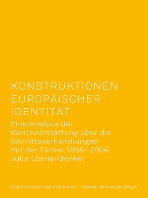 cover image of Konstruktionen europäischer Identität